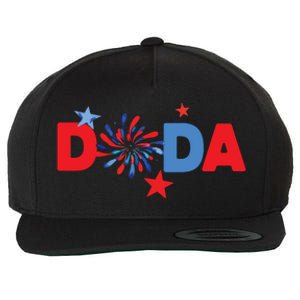 4th Of July Birthday Matching One Little Firecracker Wool Snapback Cap