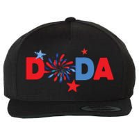 4th Of July Birthday Matching One Little Firecracker Wool Snapback Cap