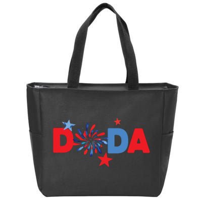 4th Of July Birthday Matching One Little Firecracker Zip Tote Bag