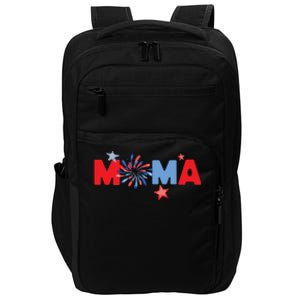 4th Of July Birthday Matching One Little Firecracker Impact Tech Backpack