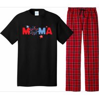 4th Of July Birthday Matching One Little Firecracker Pajama Set