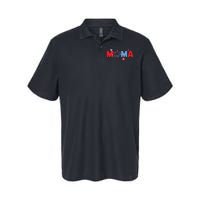 4th Of July Birthday Matching One Little Firecracker Softstyle Adult Sport Polo