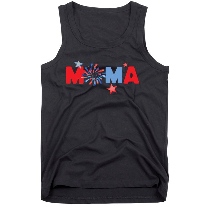 4th Of July Birthday Matching One Little Firecracker Tank Top