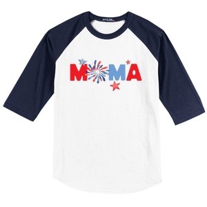 4th Of July Birthday Matching One Little Firecracker Baseball Sleeve Shirt