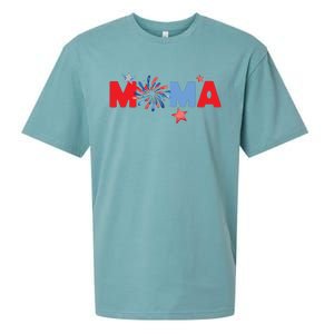 4th Of July Birthday Matching One Little Firecracker Sueded Cloud Jersey T-Shirt