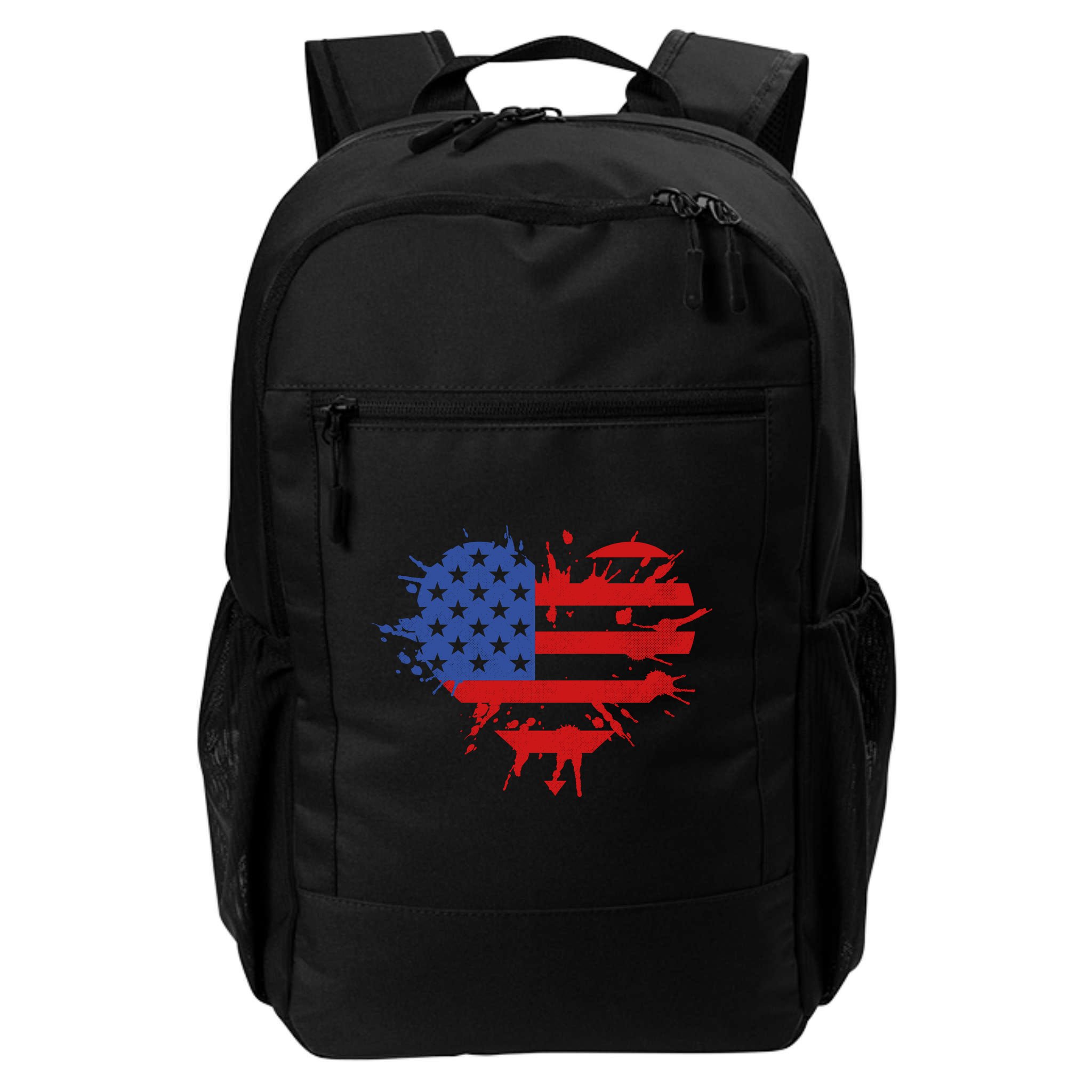 4th Of July American Flag Patriotic I Heart The USA Backpack