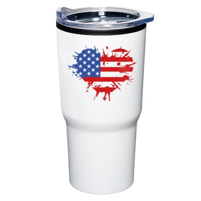 4th Of July American Flag Patriotic I Heart The USA Tumbler