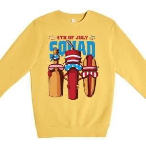 4th Of July Squad Premium Crewneck Sweatshirt