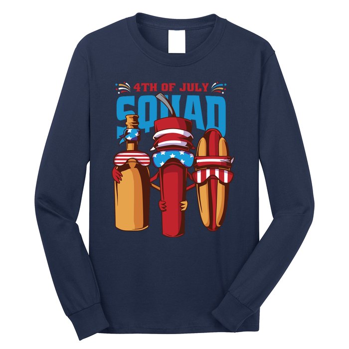 4th Of July Squad Long Sleeve Shirt