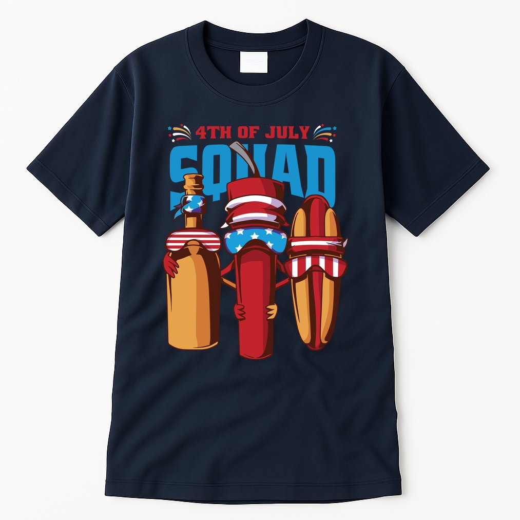 4th Of July Squad Tall T-Shirt