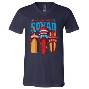 4th Of July Squad V-Neck T-Shirt