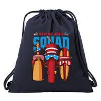 4th Of July Squad Drawstring Bag