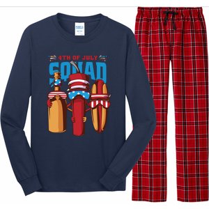 4th Of July Squad Long Sleeve Pajama Set