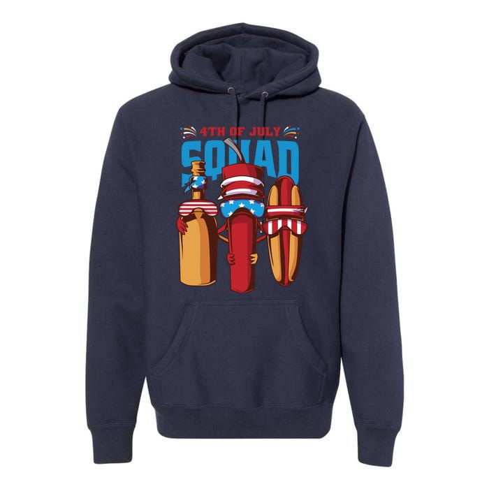 4th Of July Squad Premium Hoodie