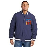 4th Of July Squad Insulated Varsity Jacket