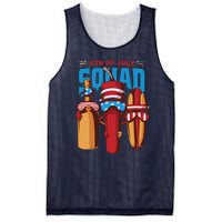 4th Of July Squad Mesh Reversible Basketball Jersey Tank