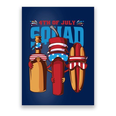 4th Of July Squad Poster