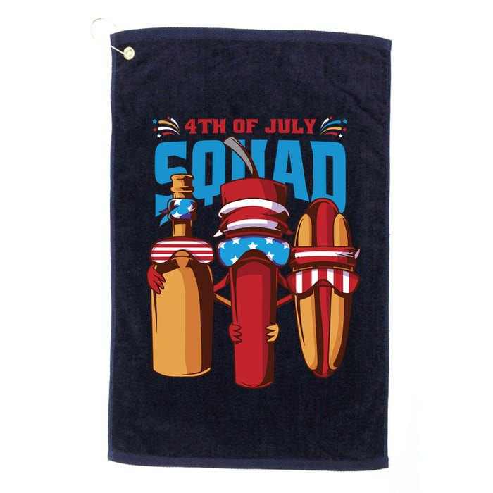 4th Of July Squad Golf Towel