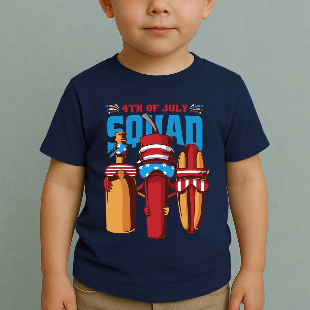 4th Of July Squad Toddler T-Shirt