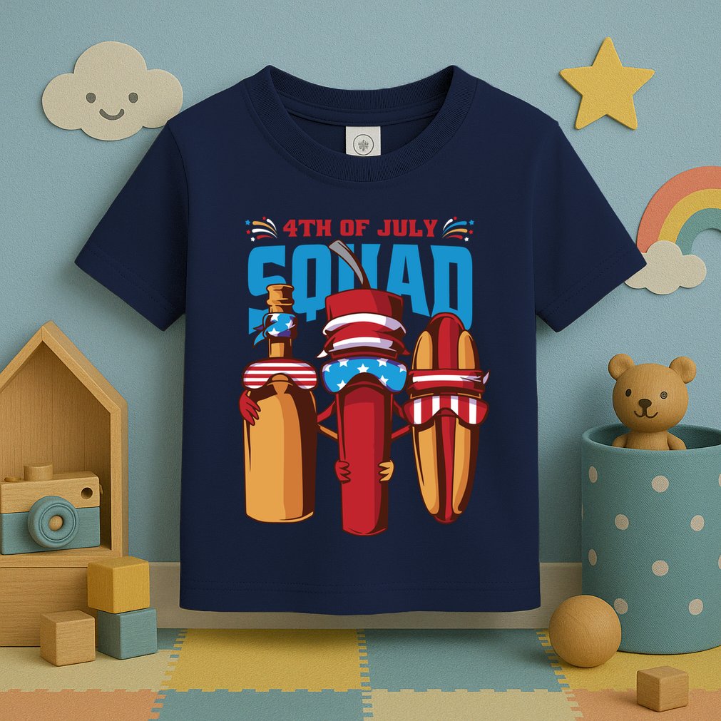 4th Of July Squad Toddler T-Shirt