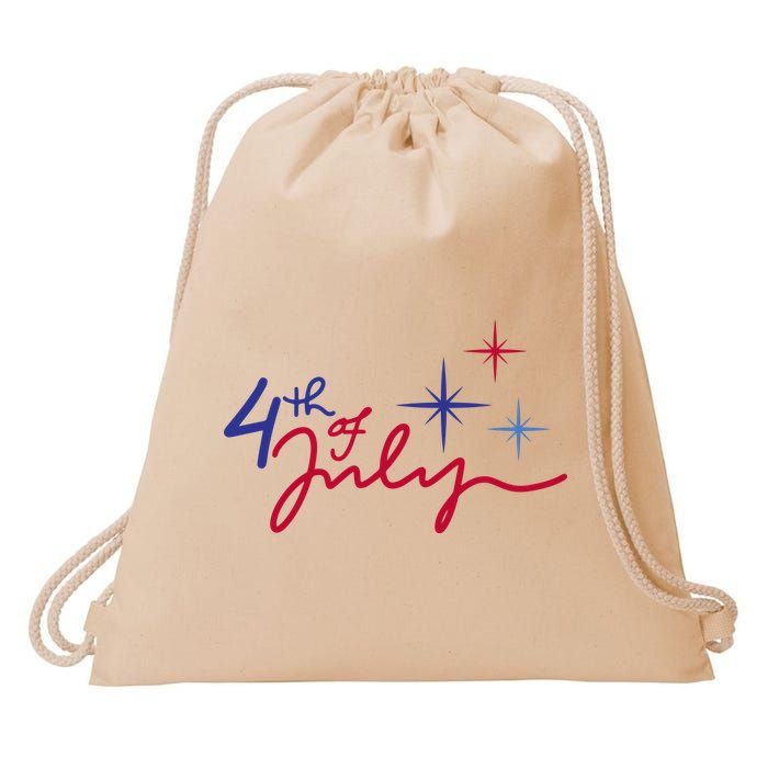 4th Of July Celebration Cute Drawstring Bag