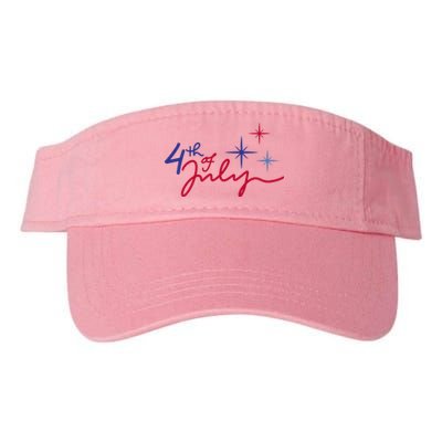 4th Of July Celebration Cute Valucap Bio-Washed Visor