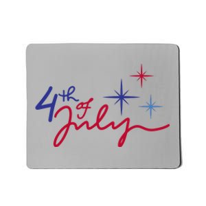 4th Of July Celebration Cute Mousepad