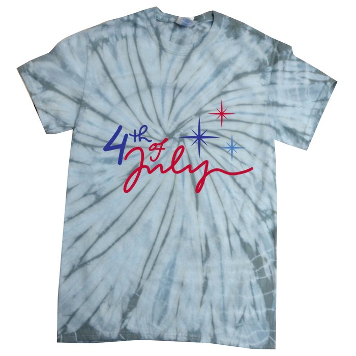 4th Of July Celebration Cute Tie-Dye T-Shirt