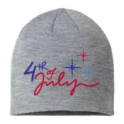 4th Of July Celebration Cute Sustainable Beanie