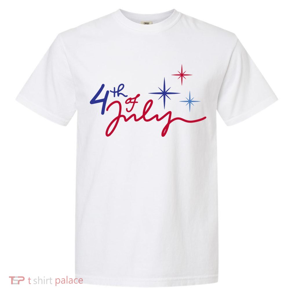 4th Of July Celebration Cute Garment-Dyed Heavyweight T-Shirt