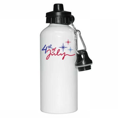 4th Of July Celebration Cute Aluminum Water Bottle