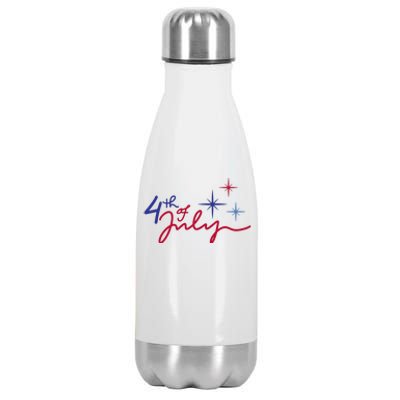 4th Of July Celebration Cute Stainless Steel Insulated Water Bottle