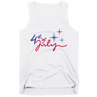 4th Of July Celebration Cute Tank Top