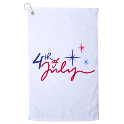 4th Of July Celebration Cute Golf Towel