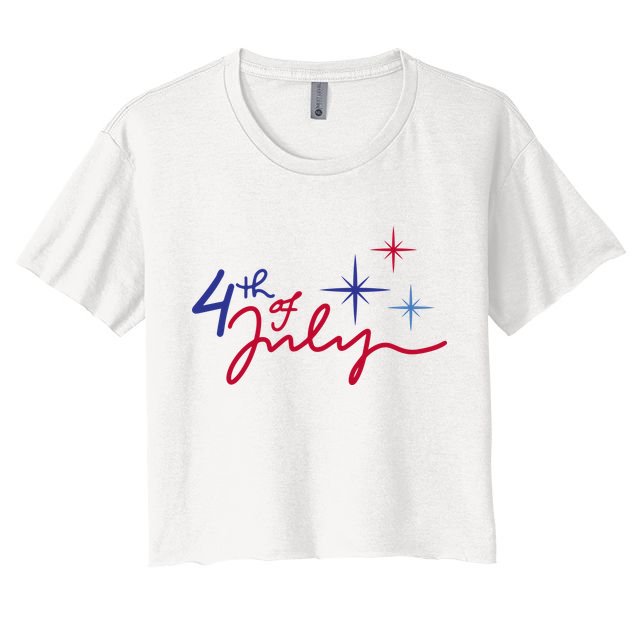 4th Of July Celebration Cute Crop Top