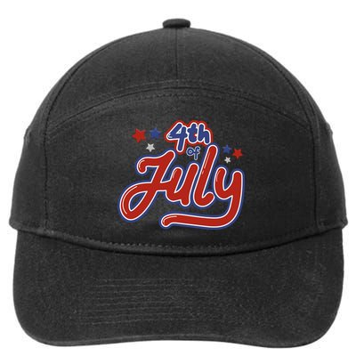 4th Of July Holiday Celebration 7-Panel Snapback Hat