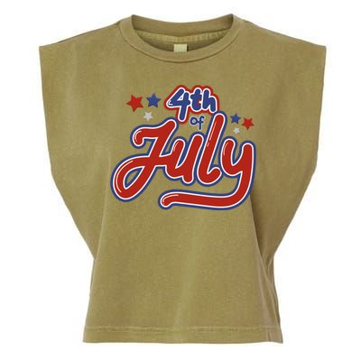 4th Of July Holiday Celebration Garment-Dyed Women's Muscle Tee