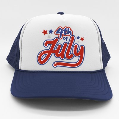 4th Of July Holiday Celebration Trucker Hat