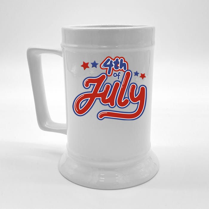 4th Of July Holiday Celebration Beer Stein