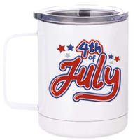 4th Of July Holiday Celebration 12 oz Stainless Steel Tumbler Cup