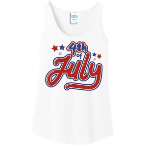 4th Of July Holiday Celebration Ladies Essential Tank