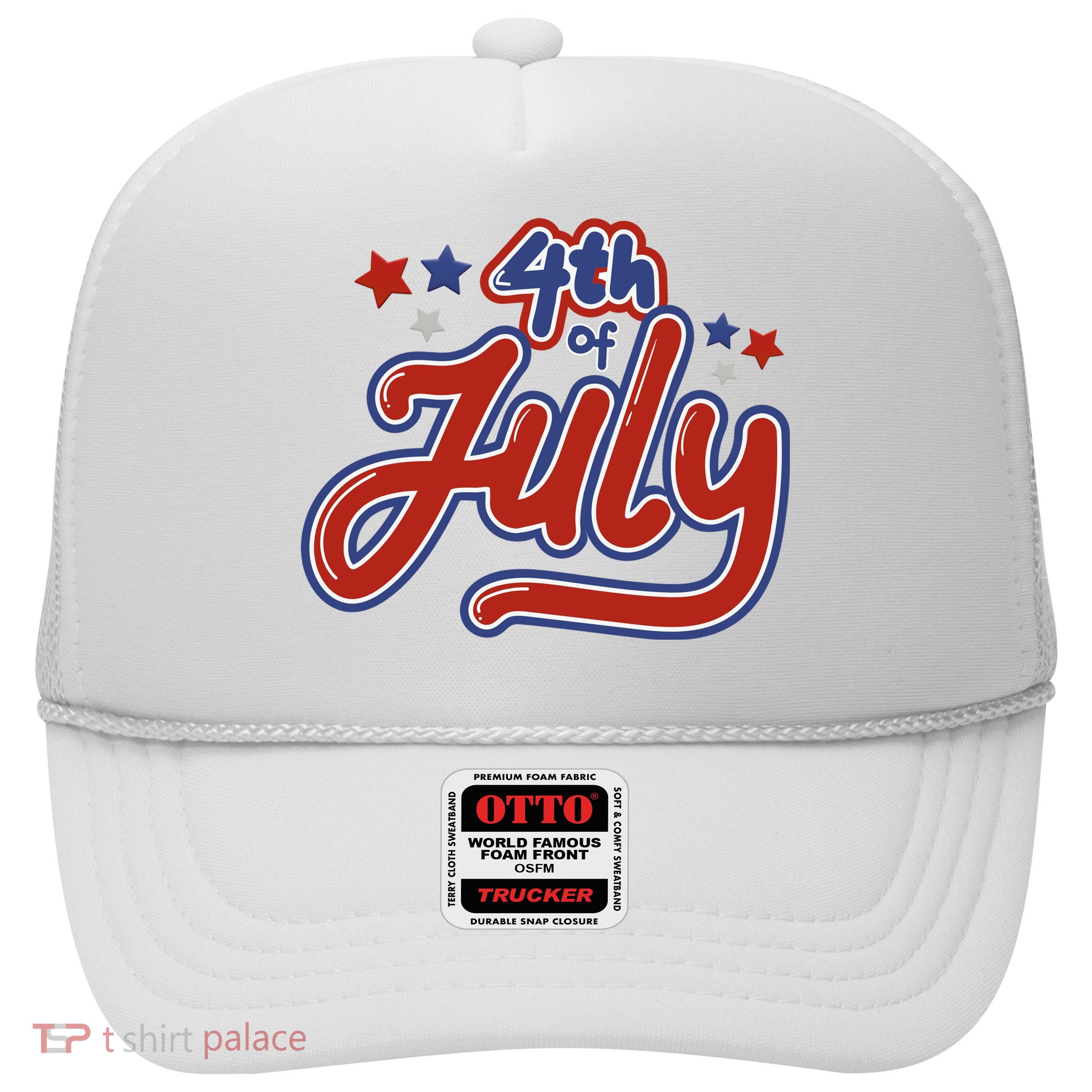 4th Of July Holiday Celebration Trucker Hat