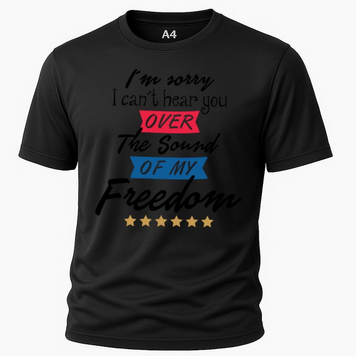 4th Of July Free Sound Of My Freedom Cooling Performance Crew T-Shirt