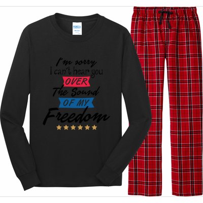 4th Of July Free Sound Of My Freedom Long Sleeve Pajama Set