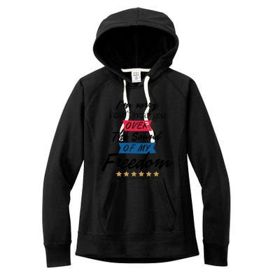 4th Of July Free Sound Of My Freedom Women's Fleece Hoodie