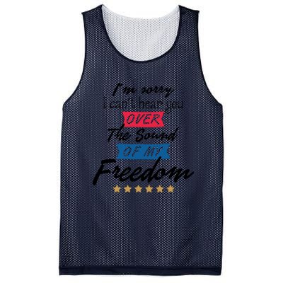 4th Of July Free Sound Of My Freedom Mesh Reversible Basketball Jersey Tank