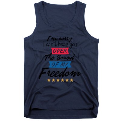 4th Of July Free Sound Of My Freedom Tank Top