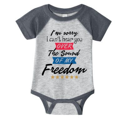 4th Of July Free Sound Of My Freedom Infant Baby Jersey Bodysuit