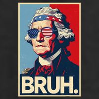 4th Of July 2025 George Washington Bruh Adult Drive Performance Visor