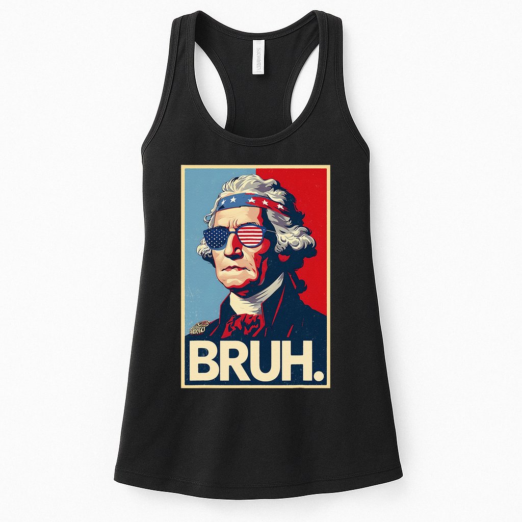 4th Of July 2025 George Washington Bruh Womens Tank Top